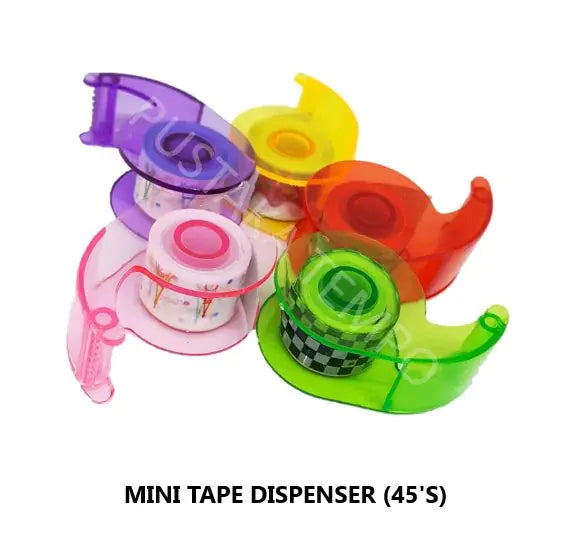 6pc Mini Tape Dispenser W/ Tape
