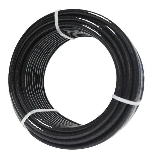 FOLUXING 32.8Ft Fitness Pulley Cable Gym Steel Cable for DIY Home Gym Gym Cable Replacement for Pulley Cable MachineTPU CoatedThick 1/4"(6mm)